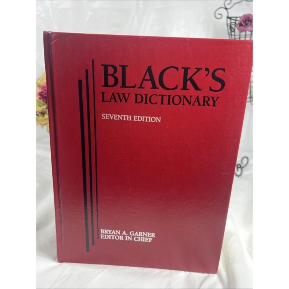 BLACKS LAW‎ DICTIONARY SEVENTH 7TH EDITION HARDCOVER BOOK LEGAL BRYAN GARNER